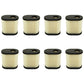 8 Air Filters B105137 Fits Lawn Mower Yard Compact Tractor w 4 Cycle Engine