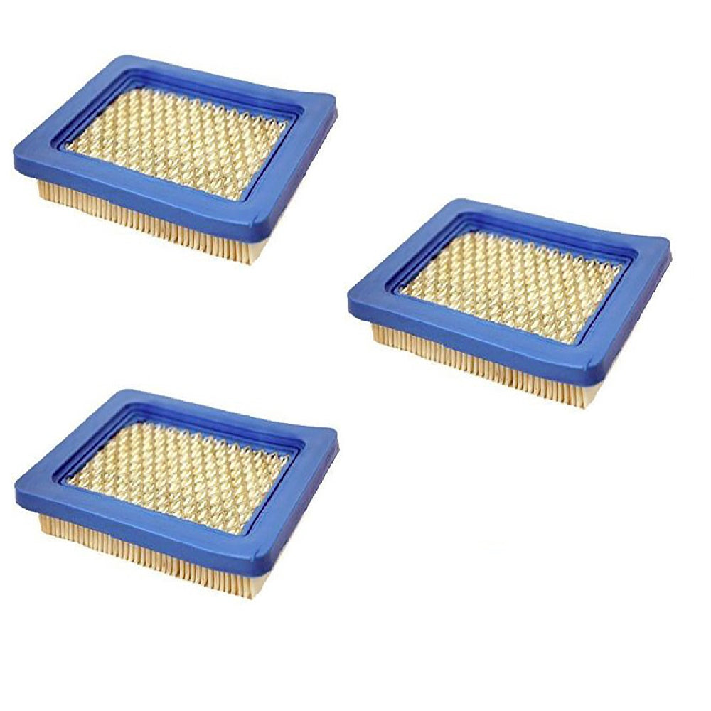 3 Pk Air Filter Set Fits Briggs and Stratton 3-5HP Horizontal 3.5-6HP Quantum