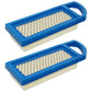 Qty 2: Air Filter Fits Briggs & Stratton Replaces 4206