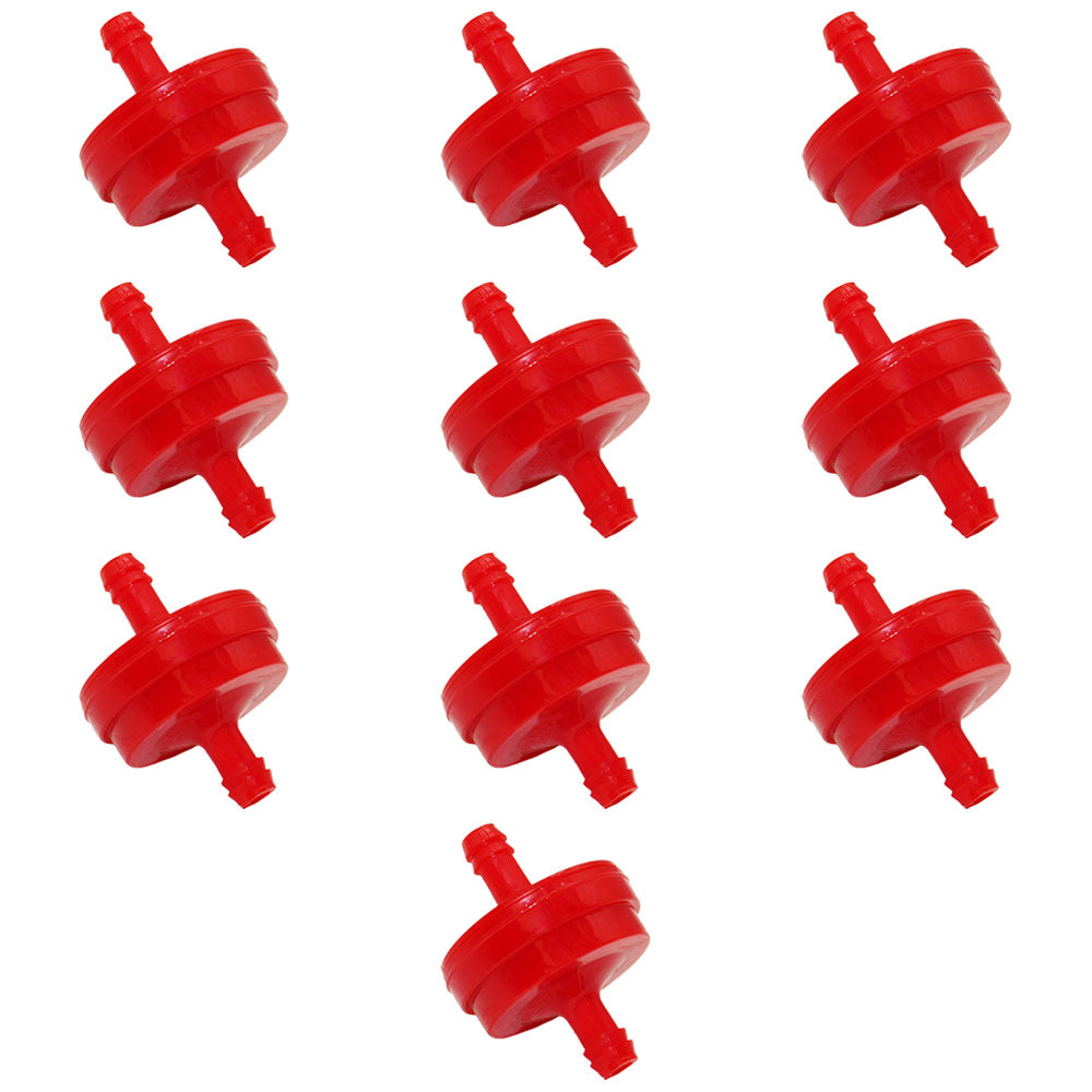 Qty 10: Inline Fuel Filters Fits Briggs and Stratton Replaces 1501729MA