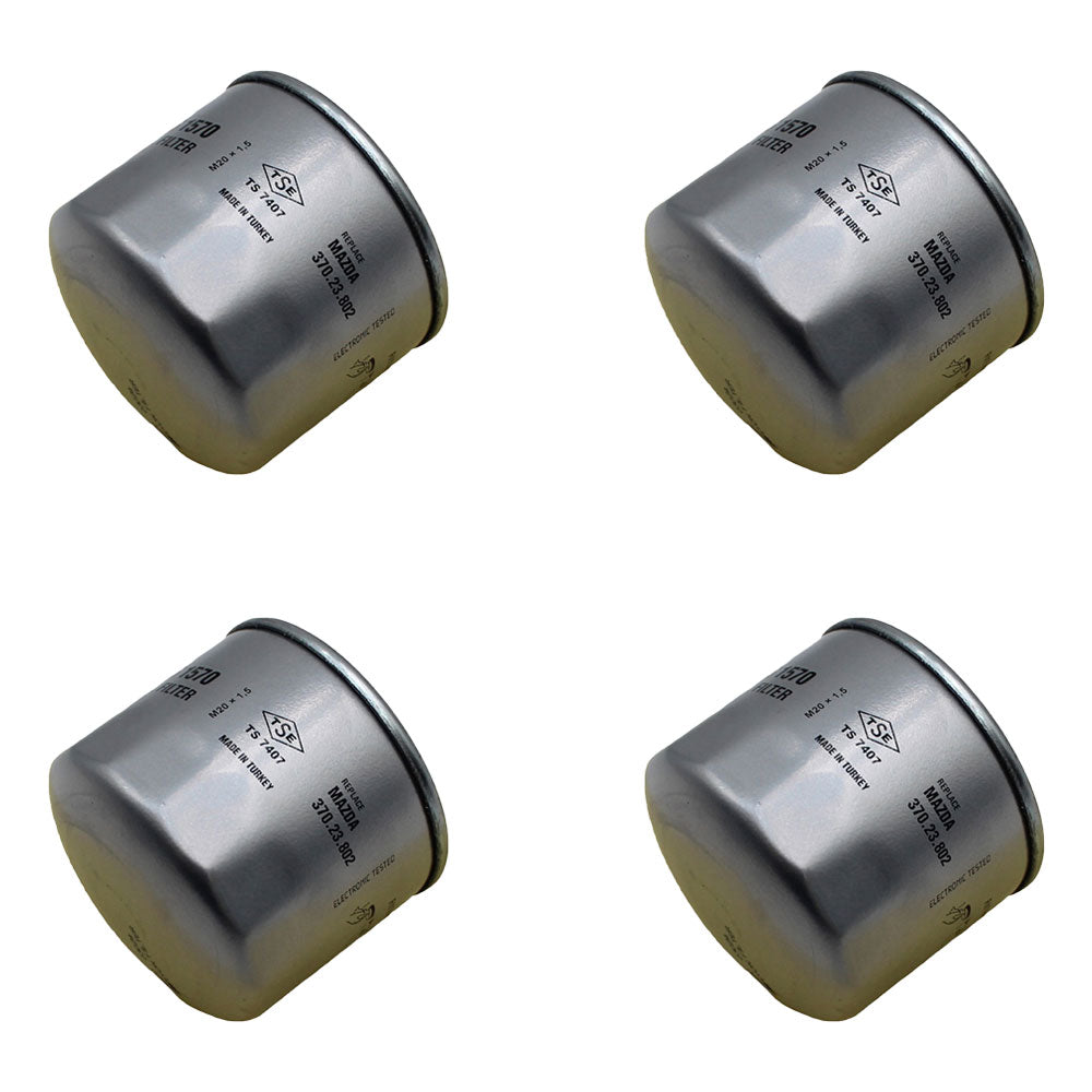 Qty 4: Oil Filter Fits John Deere Replaces 4454526