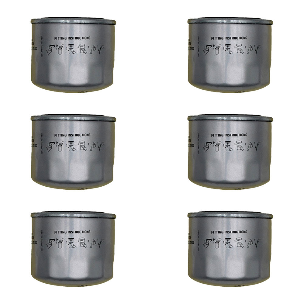 Qty 6: Oil Filter Fits John Deere Replaces 4454526