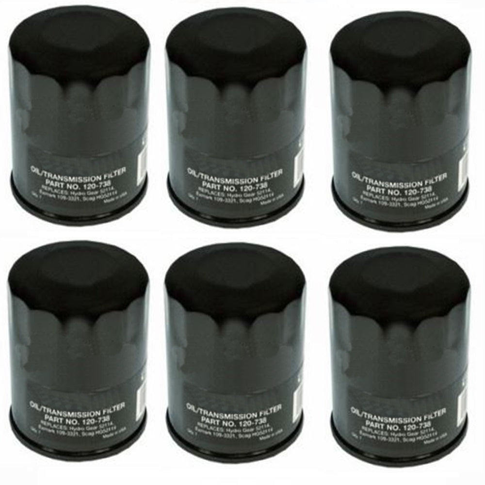 (6) Oil Transmission Filters fit 21545100, 52114, HG52114