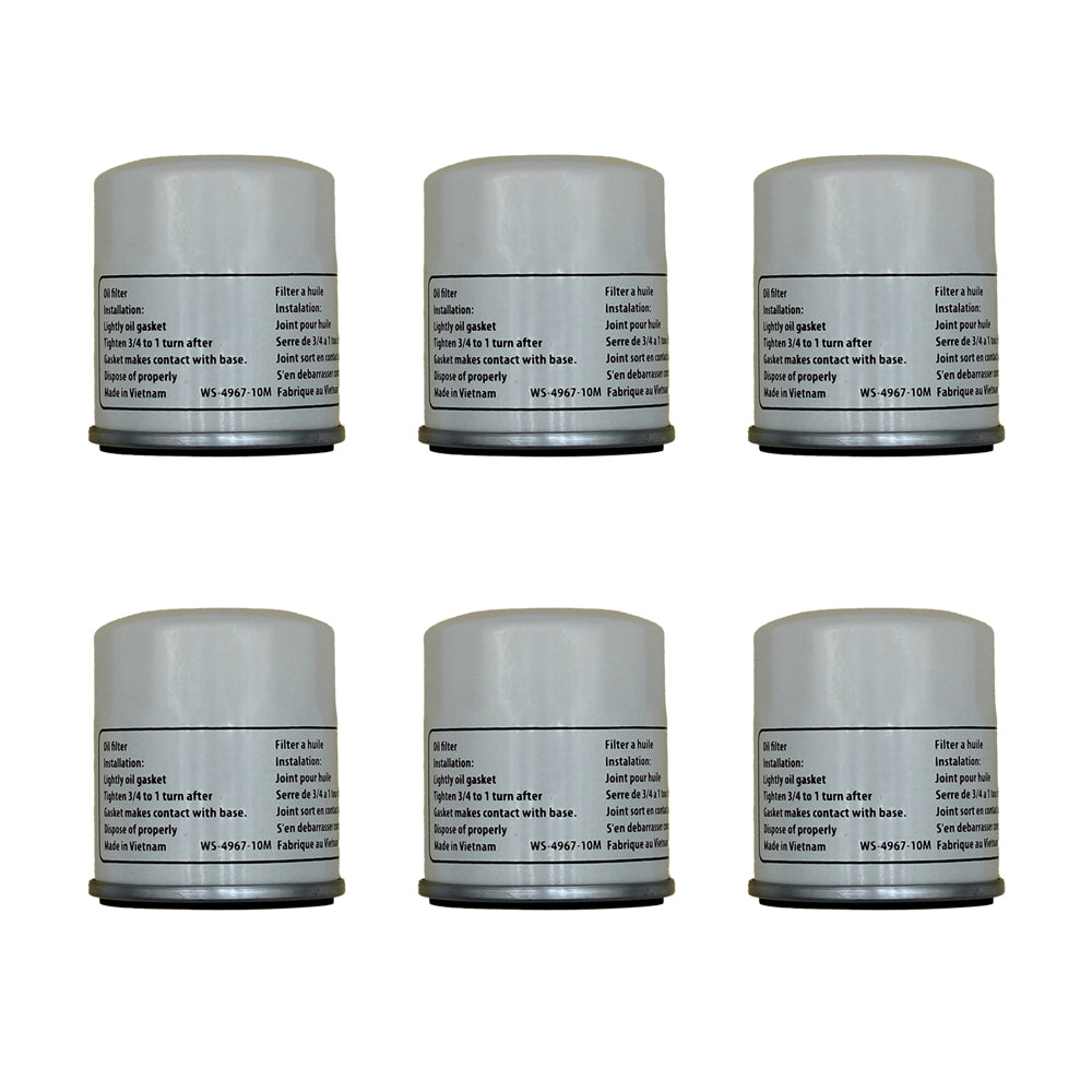 Qty 6: Transmission Filters Fits MTD Replaces 02002150