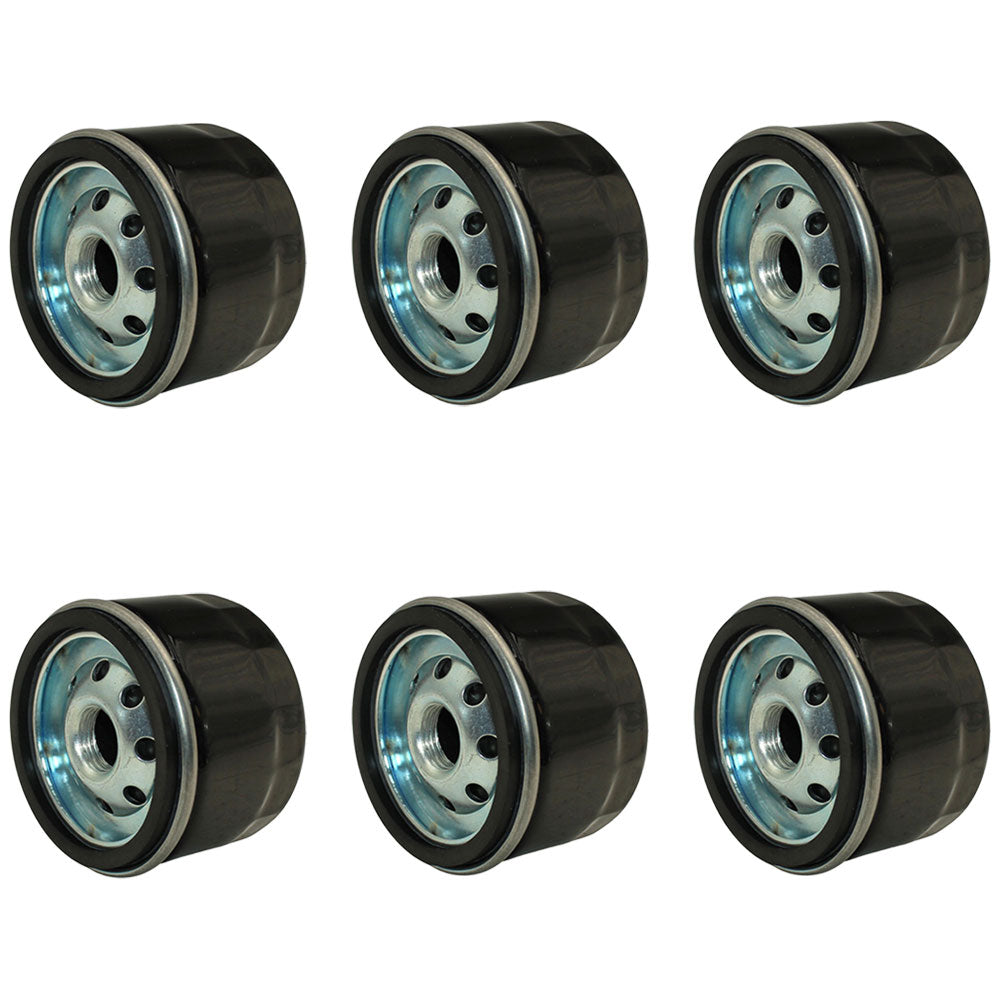 6 Pk Oil Filters Fits John Deere AM119567 Fits Briggs and Stratton 492932 492056