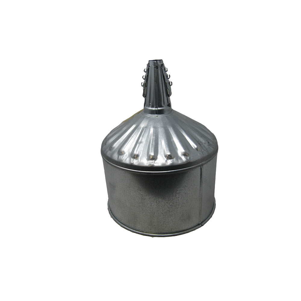 Lock On Tractor Funnel with Screen, 8-Qt Capacity, Steel, GTF-123