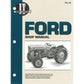 I & T SHOP REPAIR MANUAL Fits Ford NAA JUBILEE TRACTOR FO19