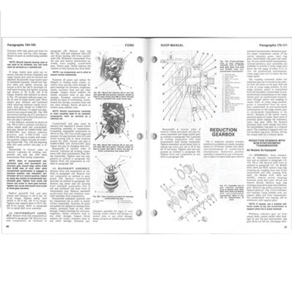 I&T Shop Manual FO-41 Fits Ford 2310 2600 2610 3600 3610 4110 4600 4610 4610SU+