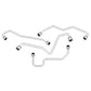 FPL2200 Fuel Injection Line Set Fits Massey Ferguson 50 65 165 255 30 302 304 ++