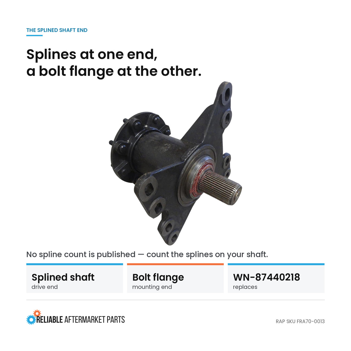 87440218 Axle Assembly Fits John Deere Fits Ford New Holland LS180 LS190 LX865