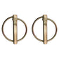 Qty 2: Lynch Pin Fits JCB Replaces 826-00512