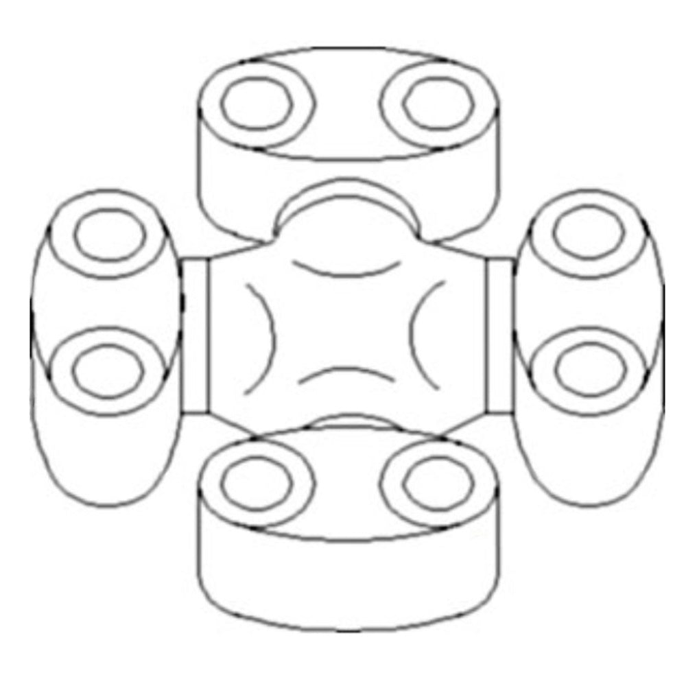 AT74268 AT59126 Universal Joint Assy Fits John Deere 340D 440C 440D 540B 540D 74