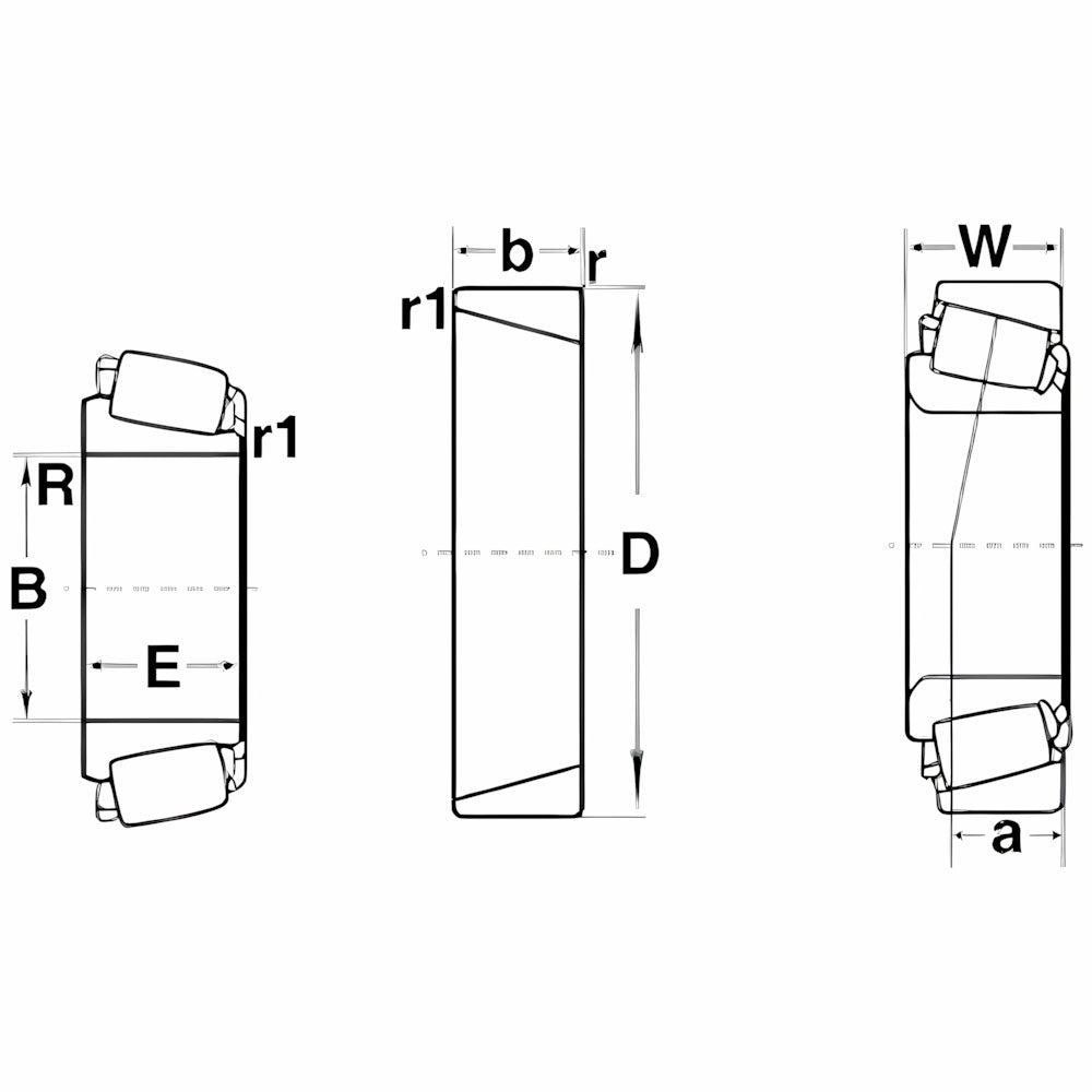 Tapered Roller Bearing Cone Fits Ford/New Holland Replaces 510597