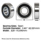 ST246 Flat Edge Ball Bearing Fits Case/International Harvester 57 95 100 130