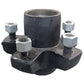 (2) Trailer Axle Kits 2,000 lbs 5 on 4.5" Bolt Pattern Idler Hubs Round Spindles