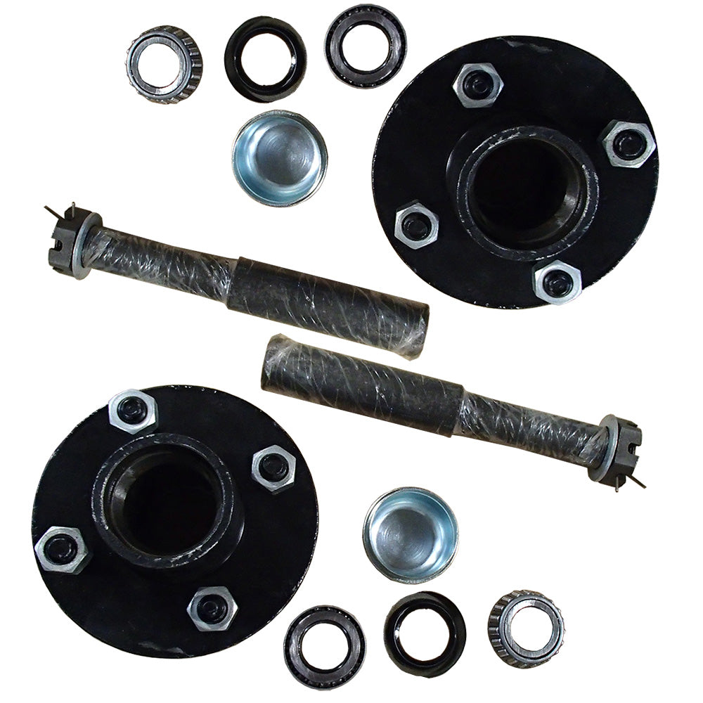 Qty 2: Trailer Axle Kit Fits Universal Products Replaces BT8