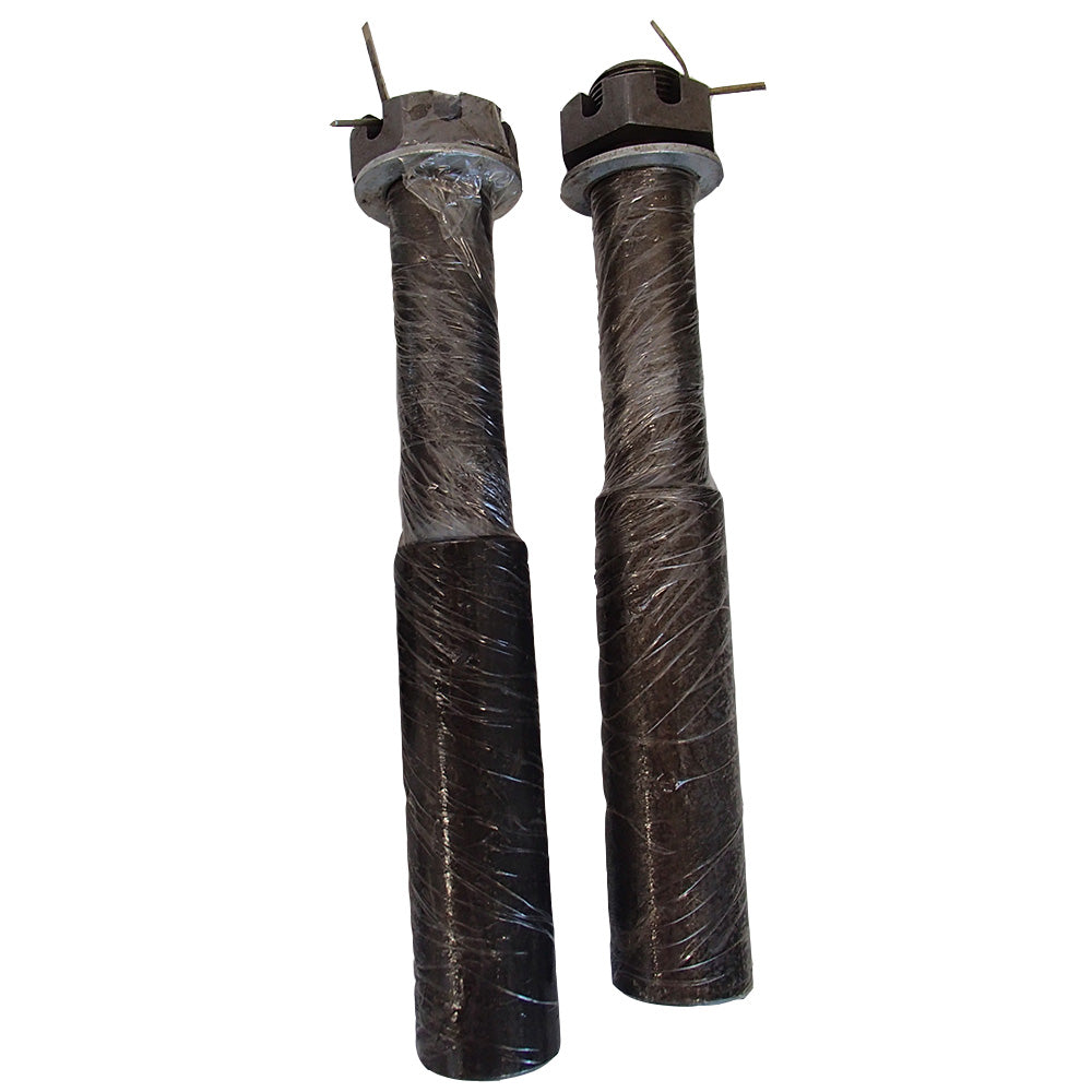 2 Sets of Trailer Axle Kits w Round Spindles Fits 2k lb Axle 4 x 4