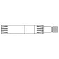 Pitman Steering Shaft Fits 1555 1655 1755 1855 1955 2-105 2-110 2-135 2-155 2-70