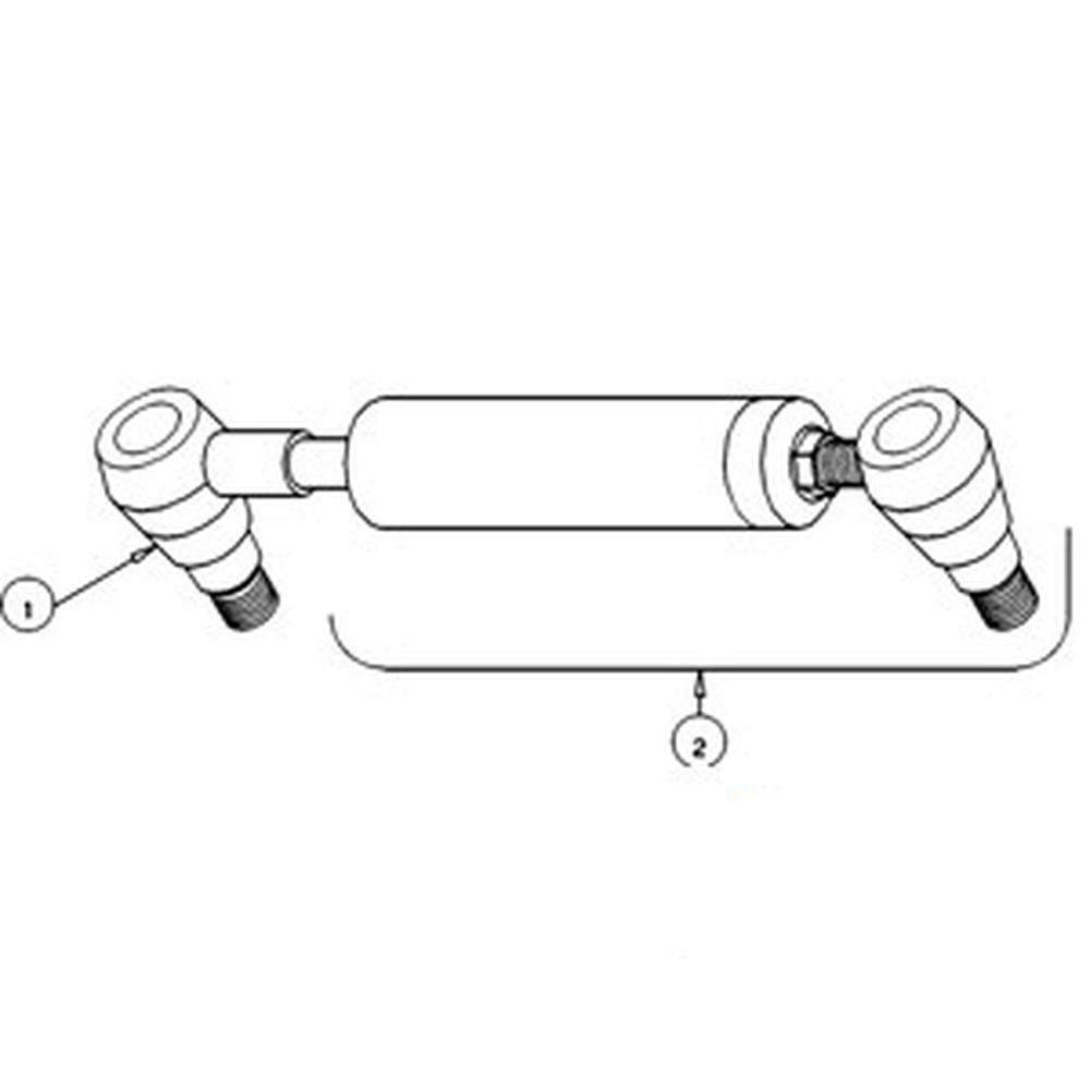 Steering Cylinder Fits 2000 335 3400 4000 532 1101-1706 A-C5NN3A739G C5NN3A739G