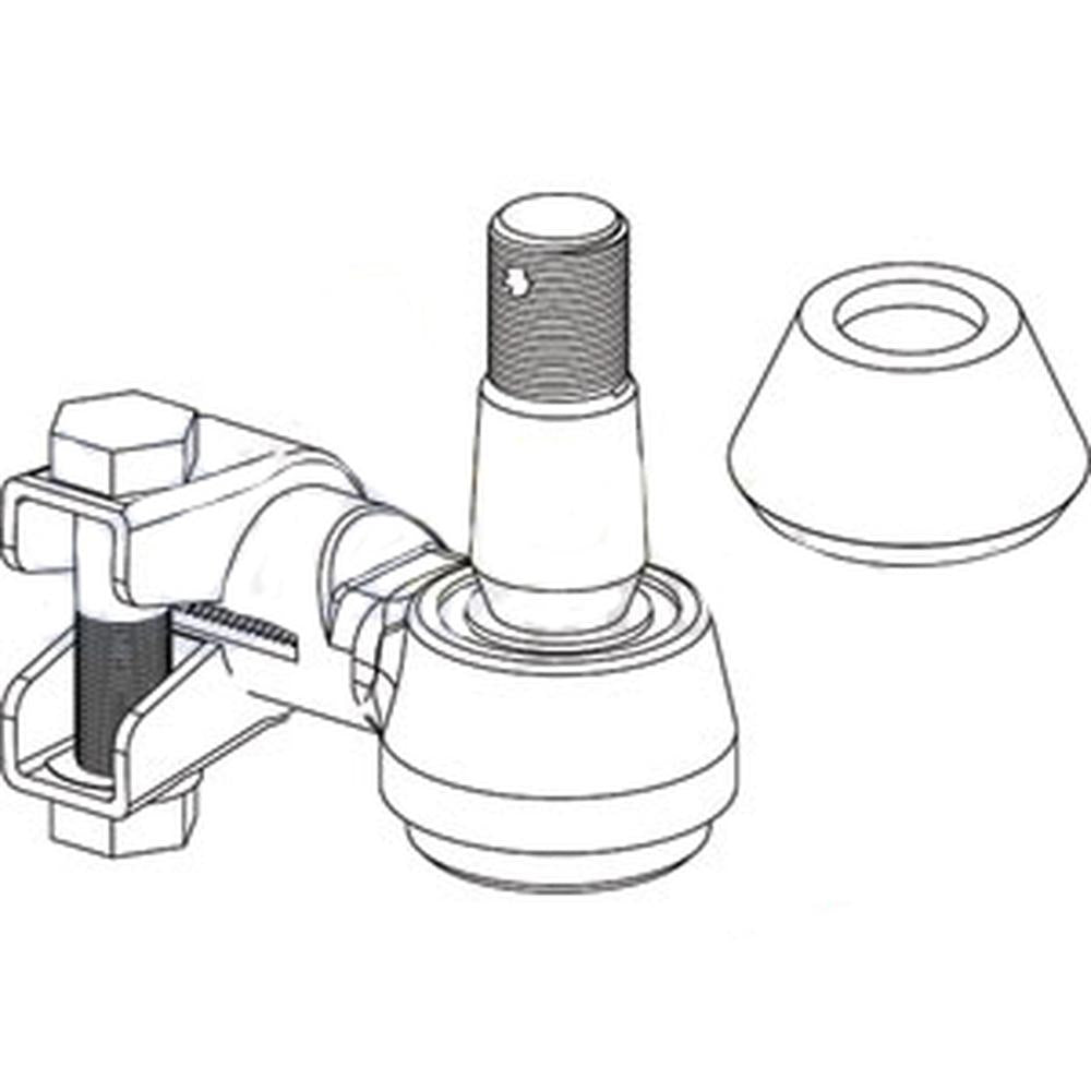 Steering Cylinder End Fits Case/International Harvester Replaces 186140C91