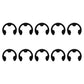 QTY 10: E Clips Fits Scag Replaces 04050-02