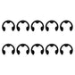 QTY 10: E Clips Fits Troy Bilt Replaces 1185388