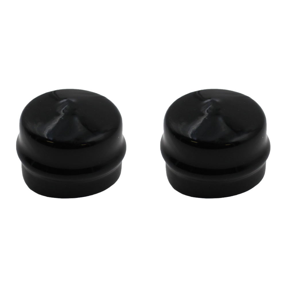 QTY 2: Front Spindle Cap(Black)
 Fits John Deere Replaces M128102