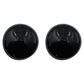QTY 2: Front Spindle Cap(Black)
 Fits Sabre Replaces M128102