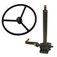 Steering Box Assembly with Wheel & Cap Fits Kubota Replaces 32150-16803