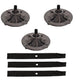 Spindle & Blades Kit Fits Toro 50" Deck TimeCutter Z5000 117-1192 110-6837-03