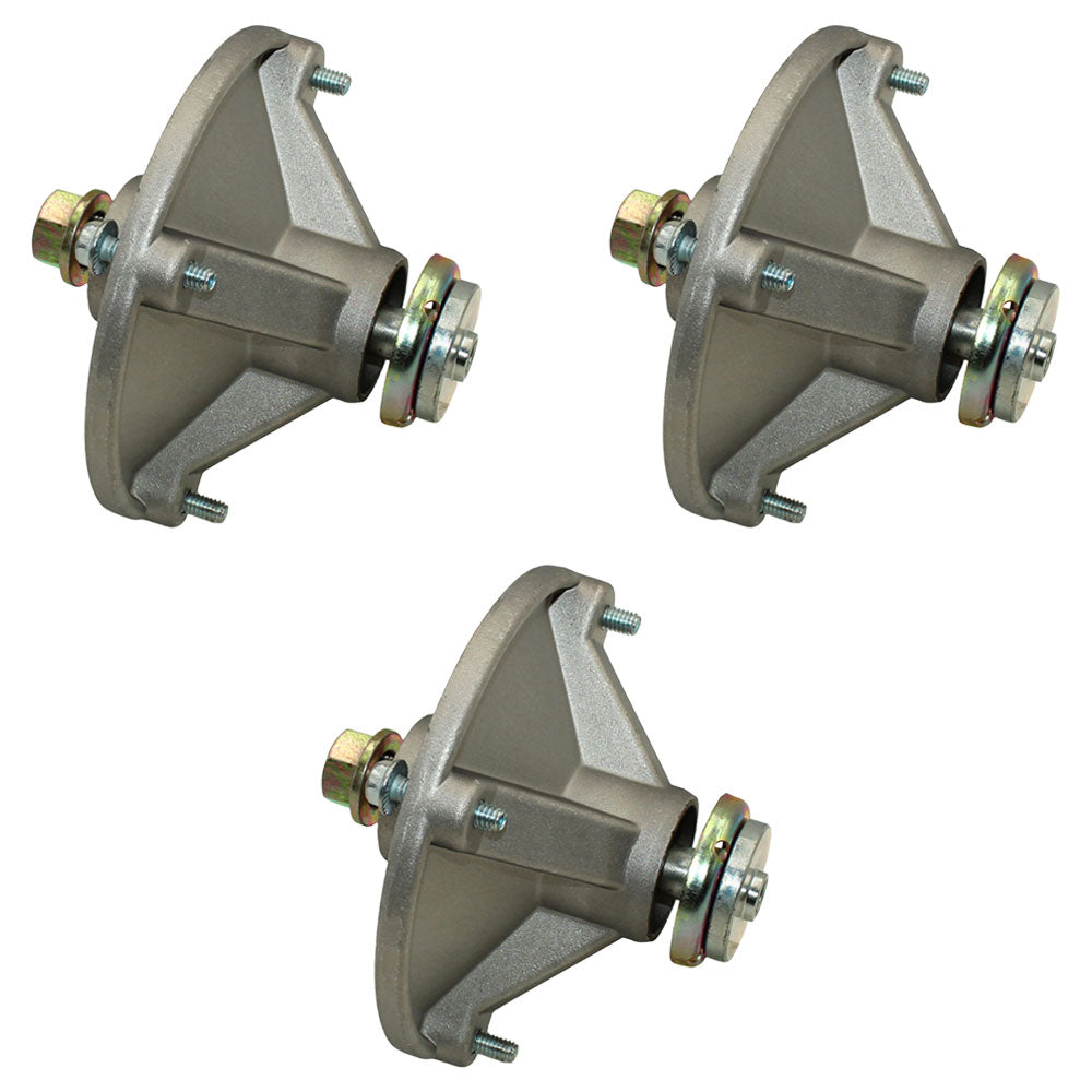 (3) SPINDLE HOUSING ASSEMBLIES w/ Shafts Fits Toro TimeCutter 42" 50" Deck