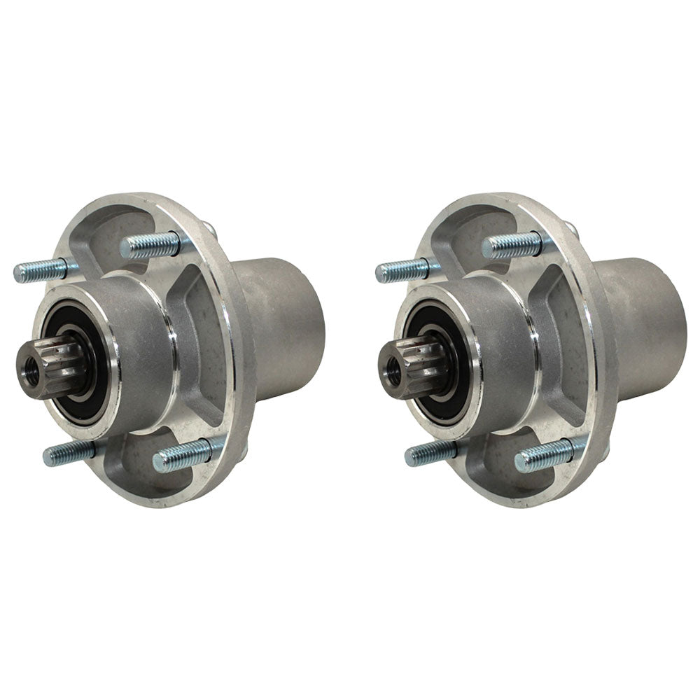 2PK Spindle Assembly for Hustler Raptor SD SDX Flip-Up Sport Replaces 601804