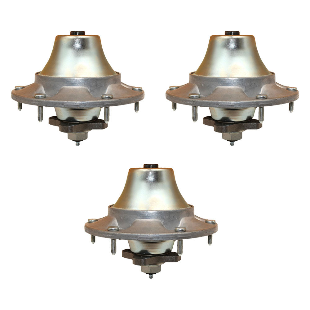 TCA17517 Set of Three (3) Deck Spindles Fits John Deere Z510A Z520A Z710A
