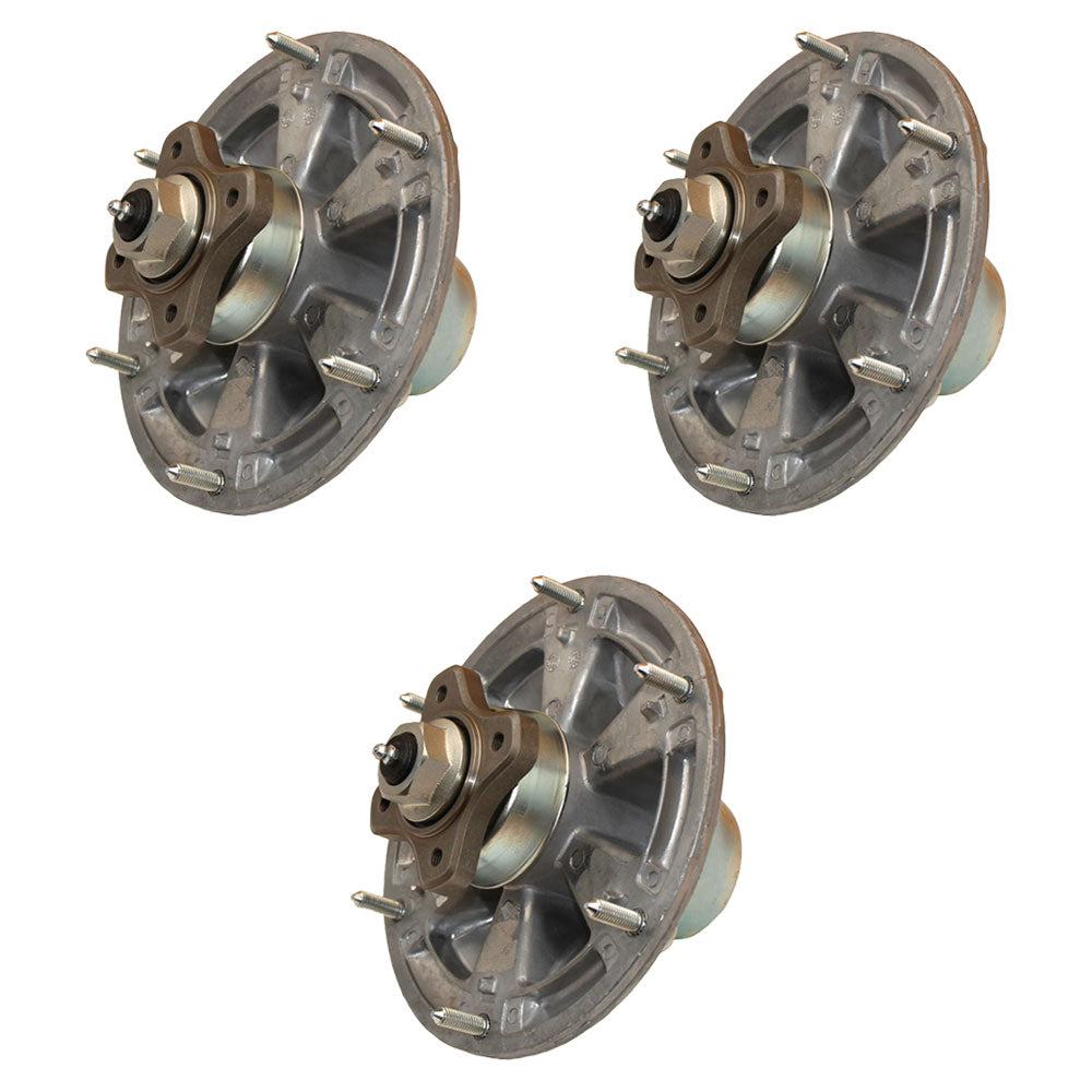 TCA17517 Set of Three (3) Deck Spindles Fits John Deere Z510A Z520A Z710A
