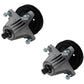 Set of 2 Mower Deck Spindles with Pulley
 Fits MTD Replaces 618-06981
