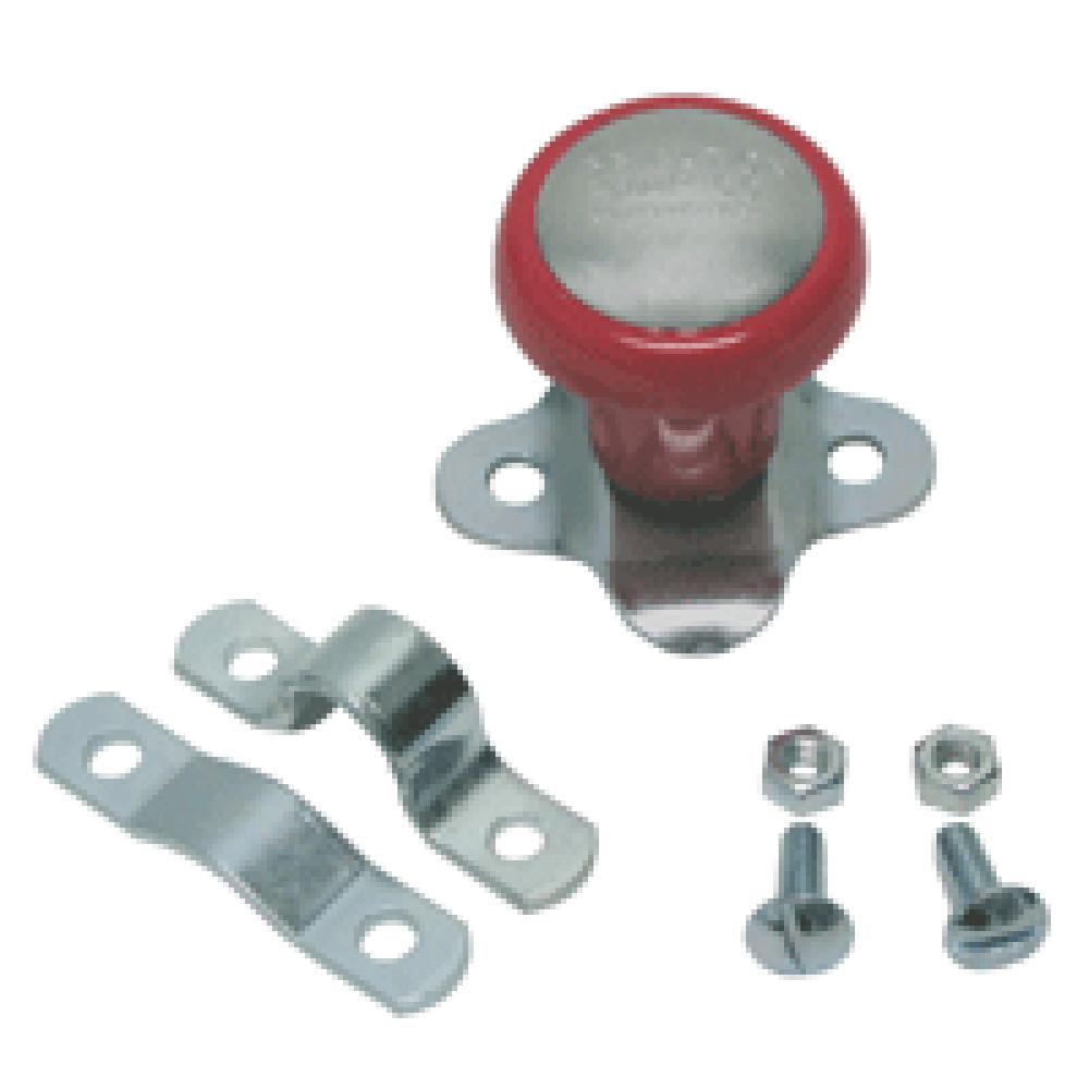 RED Tractor Steering Wheel Knob Spinner Aluminum Ball Bearing Vinyl WSV122R