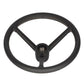Black Leather Wrapped Steering Wheel RE282643 Fits John Deere 7130 7200R 7210R