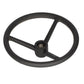 Black Leather Wrapped Steering Wheel RE282643 Fits John Deere 7130 7200R 7210R