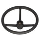 Steering Wheel - Leather Wrapped - Black Fits John Deere Replaces AL173828