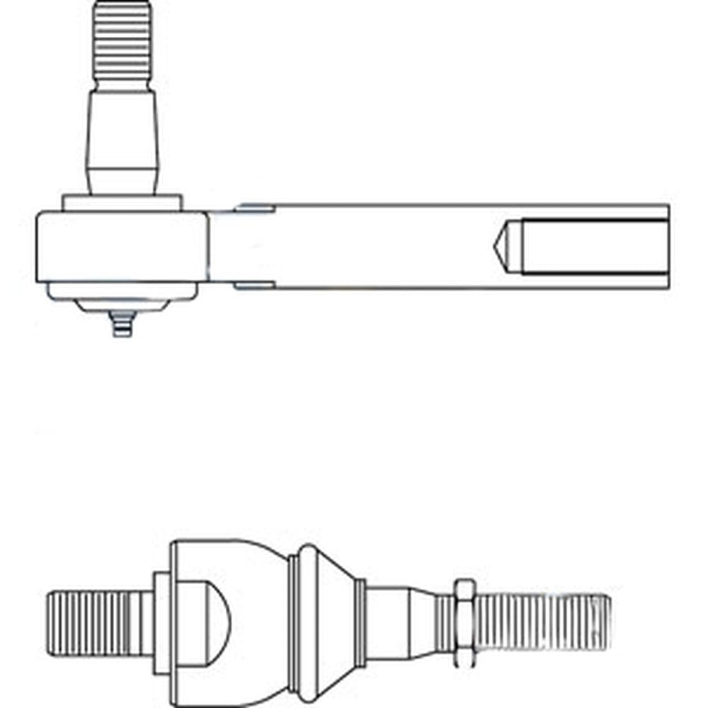 Tie Rod Assembly RE55066 Fits John Deere 5400 5410 5415 5420 5500 5510 5520