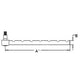 LH Outer Tie Rod Fits Massey Ferguson Replaces 192866M1