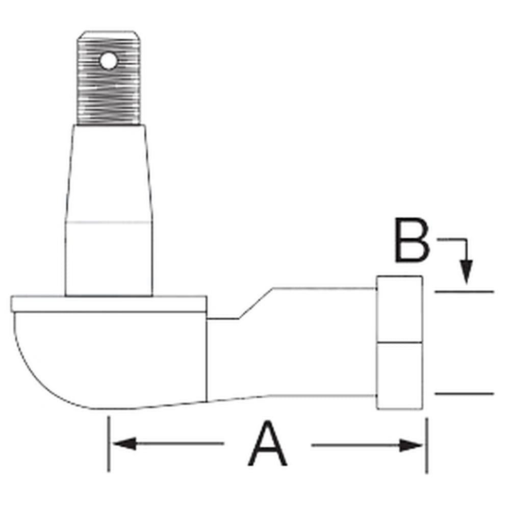 Tie Rod End - Outer Right Hand Fits Ford/New Holland Fits Ford