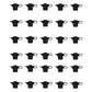 Qty 30: Gas Can Vent Cap (Black)  Fits Universal Products