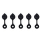 (5)- Black Fuel / Gas Can Vent Cap for Blitz Wedco Scepter Essence Midwest Eagle