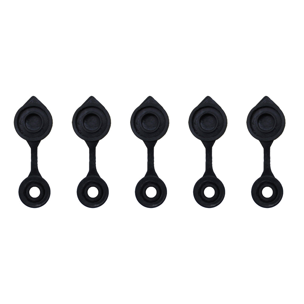(5)- Black Fuel / Gas Can Vent Cap for Blitz Wedco Scepter Essence Midwest Eagle