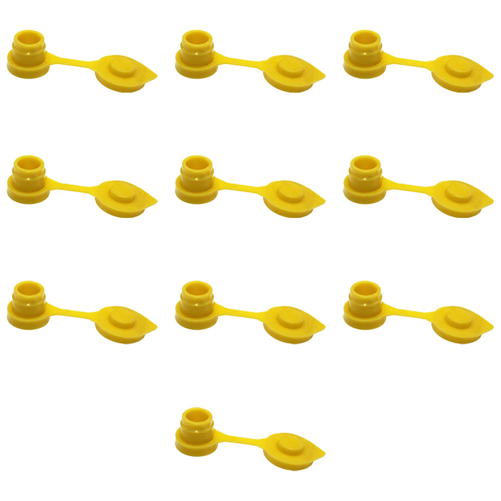 10 Yellow Gas/Fuel Can Vent Caps fit Midwest fit Blitz fit Scepter fit Ameri-can