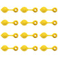 Set of Twelve (12) Yellow Vent Caps For Gas Diesel Fuel Kerosene Water Jugs Cans