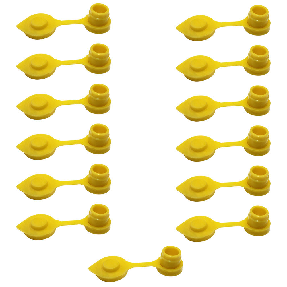 13 - Yellow Vent Caps Replacement Gas Can Fuel Jug Blitz Wedco Scepter Essence