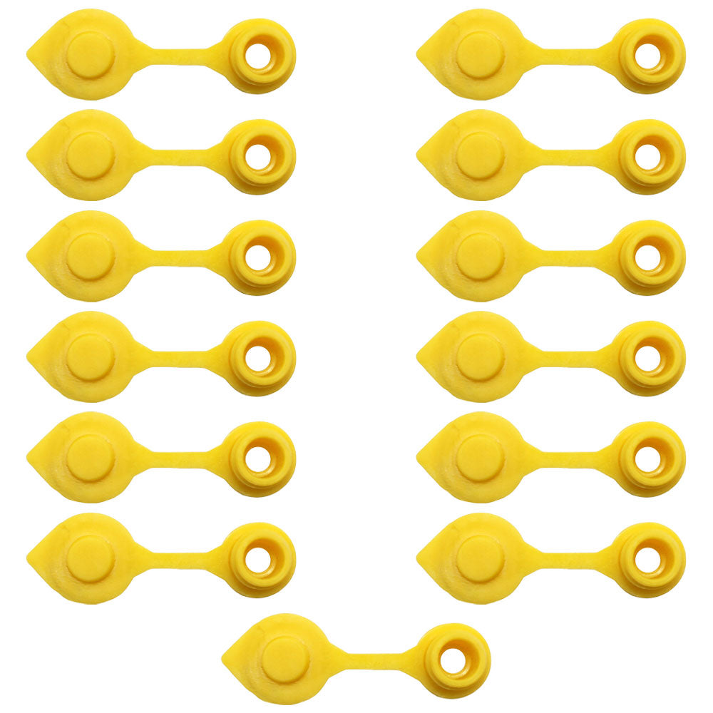 13 - Yellow Vent Caps Replacement Gas Can Fuel Jug Blitz Wedco Scepter Essence