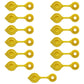 13-Pack New Yellow VENT CAPS Gas Can Breather Midwest Blitz Wedco Scepter